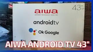 Smart TV AIWA ANDROID TV 43 Polegadas FULL HD - Chegou mais uma!