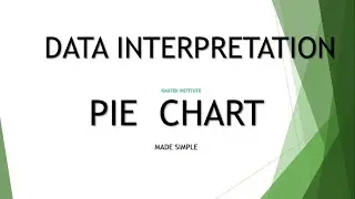 Data Interpretation   Pie Chart  Made Simple