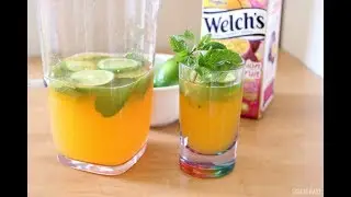 Passionfruit Mojito Mocktail with Welch's Juice Cocktails