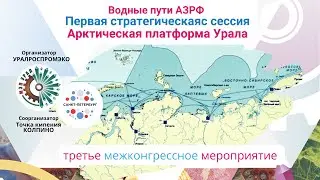 Водные пути АЗРФ Первая стратегическая сессия Арктическая платформа Урала. Корнеева Юлия