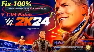 How to Fix Community Creation Crash in WWE 2k24 | WWE 2k24 servers DoDI Repack fix | WWE2k24 fix