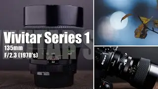 Vivitar 135mm f2.3 Vintage Lens Nikon Z6/ProResRAW/ATOMOS Ninja V