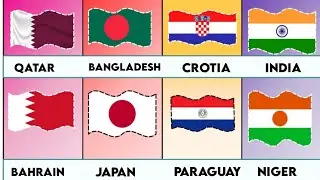 Similar Flags from Different Countries