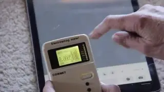 See the RF fields emitted from an iPhone and iPad.
