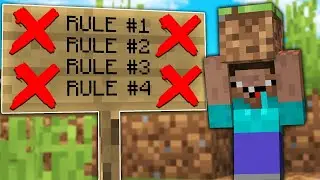 Minecraft fake rules be like