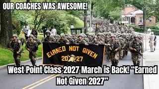 West Point Class of 2027 March Back! 