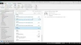 Retrieving and organizing emails - Outlook Training Set