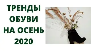SHOE TRENDS FOR AUTUMN 2020 / WHAT WILL BE FASHIONABLE?