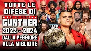 Tutte le difese di Gunther dalla PEGGIORE alla MIGLIORE (Campione Intercontinentale 2022-2024)