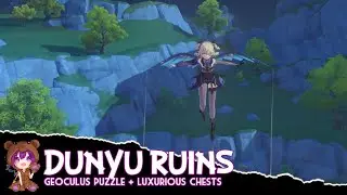 Genshin Impact - How to get underwater Geoculus (Dunyu Ruins puzzle + Luxurious Chests)