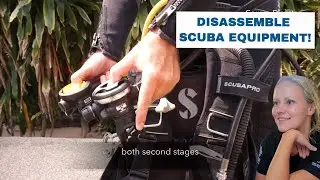 Scuba Diving - How to Disassemble Scuba Equipment • Scuba Diving Tips