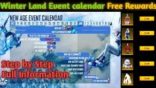 WINTER EVENT CALENDAR 2021 FREEFIRE | FREEFIRE WINTERLAND EVENT | NEW AGE EVENT |Noor's Gaming