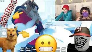 Кормим собакой зомбаря в игре реалистичная Рука RP 🖐🤏 Без VR | Realistic Hand RP Without VR Роблокс
