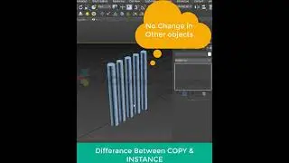Difference Between Copy and Instance | 3ds Max Tutorial 