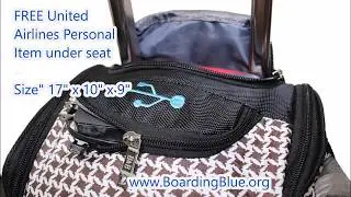 United Airlines Free Free Under Seat Bag