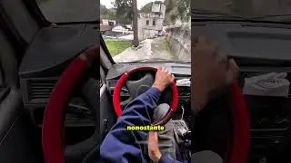 Ci vuole molta abilità per guidare qui 😲