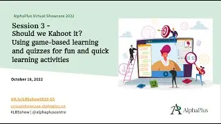 AP Virtual Showcase:  Session 3 - Should we Kahoot it? Using game-based learning and quizzes...