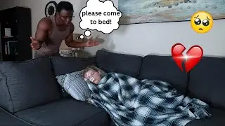 SLEEPING ON THE COUCH TO SEE MY BOYFRIENDS REACTON II LYTMI COZYFIT
