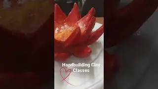 #clay #clayart #handbuilding #waterlily #lotusflower #clayvideos #clayvideos #clayart #clayartideas