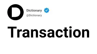 Transaction Meaning In English