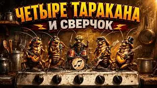 Четыре таракана и сверчок (Ai cover) - Музыкальный Мини-Клип
