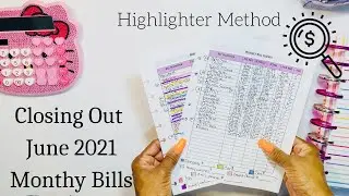 CLOSING OUT JUNE 2021 MONTHLY EXPENSES | CATEGORIZED EXPENSES | BUDGET | BIWEEKLY PAY