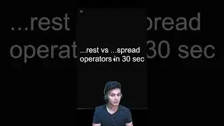 Rest vs Spread operator | JavaScript interview question | JavaScript Simplified #Shorts