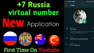 How to Create Whatsapp with Russia (+7) number | Russia kai number per Whatsapp Kasy banai 2022.