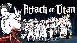 The Battle Cats | Attack on Titan! Titan Cat VS Moon Stages 2!