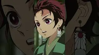 Plantilla de Tanjiro gritando 4k 