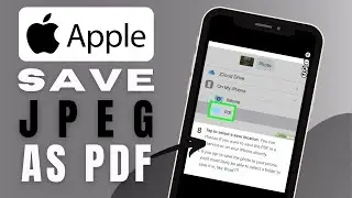 How To Save JPEG as PDF on iPhone - Complete Guide