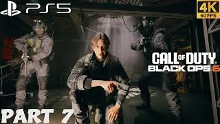CALL OF DUTY BLACK OPS 6 PS5 WALKTHROUGH GAMEPLAY PART 7 - UNDER THE RADER / No Commentary