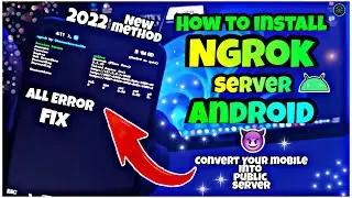 How to install Ngrok Server in Termux Android Step By Step in Hindi | 2022 | Bluespy Tech | #ngrok