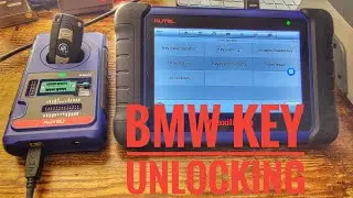 HOW TO UNLOCK A BMW KEY USING  AUTEL IM508 KEY PROGRAMMER 