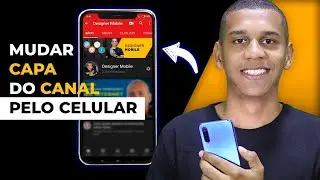 How to change your YouTube cover image using your mobile phone.