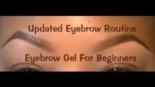 Update Eyebrow Tutorial 2013 | Eyebrow Gel for Beginners