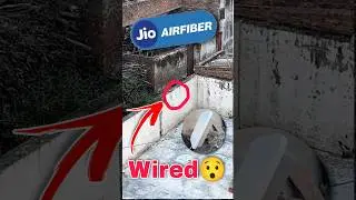 Jio AirFiber का ऐसा Installation कभी नहीं देखा होगा😳Not On Roof😅#jioairfiber #shorts #truejunction
