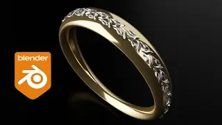 Blender 3D Jewelry Design: What Displace Modifier can do to your jewelry designs