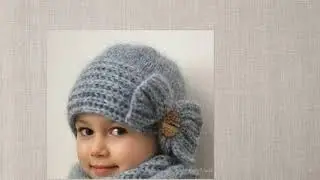 Детские шапочки вязаные спицами. Вязание спицами.