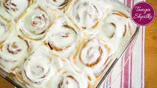 Classic American Cinnamon Rolls | Cinnabons | Cinnamon Rolls | Tanya Shpilko