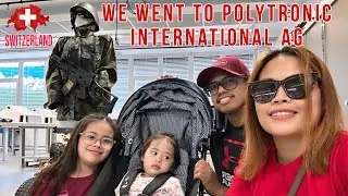 We went to Polytronic International AG Open House to visit Cherlowe's work here in Switzerland🇨🇭