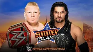 WWE Summerslam 2018: Brock Lesnar vs. Roman Reigns
