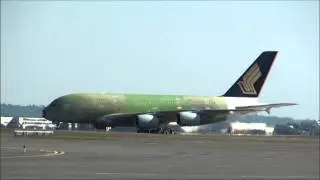 A380 msn079 First flight, Singapore airlines