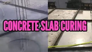 Concrete Slab Curing || Curing Pond