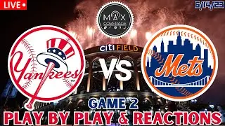 WATCH: New York Yankees vs New York Mets | LIVE Play-By-Play & Reactions | Game 2 (6/14/23)