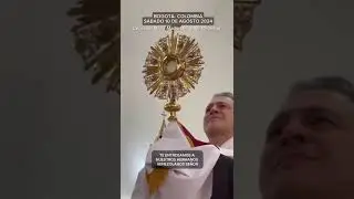 Colombia 10 Agosto 2024: Miracolo Eucaristico, il Santissimo palpita davanti a 300 fedeli