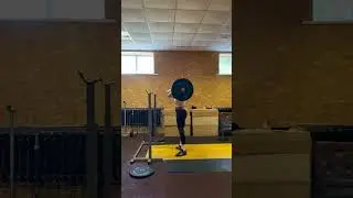 Присед +толчок #тяжелаяатлетика #штанга #weightlifting #crossfit #shorts