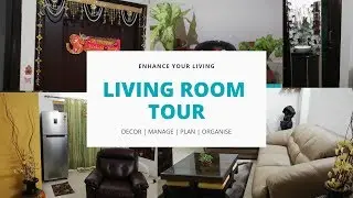 Living room tour| Drawing room tour + Decor +organisation