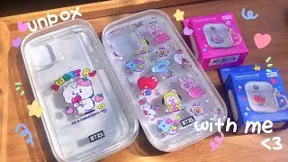 BT21 x Elago 7 flavors collection unboxing | iPhone & AirPods + smartphone strap