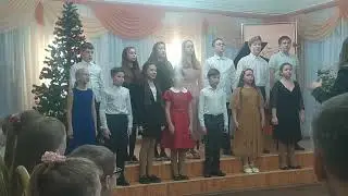 Выступление дочери на новогодней елке